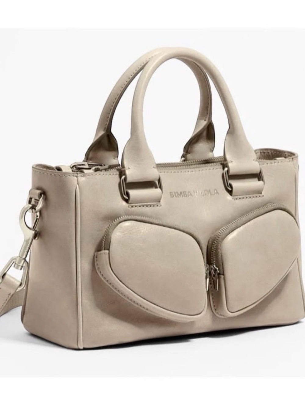 BIMBA Y LOLA Bag medium Pocket leather Purse bag NEW Condition